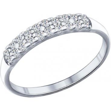 Серебряное кольцо SOKOLOV 94011718_s с фианитами 1 Серебряное кольцо SOKOLOV 94011718_s с фианитами 1