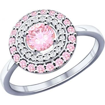 Серебряное кольцо SOKOLOV 94011802_s с фианитом 1 Серебряное кольцо SOKOLOV 94011802_s с фианитом 1