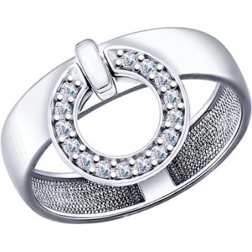 Серебряное кольцо SOKOLOV 94011954_s с фианитами 1 Серебряное кольцо SOKOLOV 94011954_s с фианитами 1
