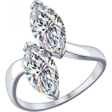 Серебряное кольцо SOKOLOV 94012081_s с фианитами 1 Серебряное кольцо SOKOLOV 94012081_s с фианитами 1