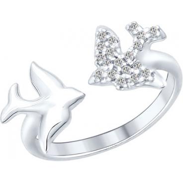 Серебряное кольцо SOKOLOV 94012165_s с фианитами 1 Серебряное кольцо SOKOLOV 94012165_s с фианитами 1