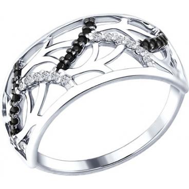 Серебряное кольцо SOKOLOV 94012223_s с фианитами 1 Серебряное кольцо SOKOLOV 94012223_s с фианитами 1