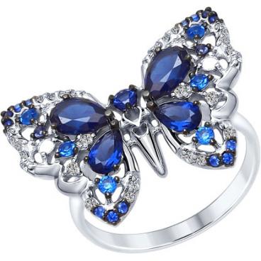 Серебряное кольцо SOKOLOV 94012354_s с фианитами 1 Серебряное кольцо SOKOLOV 94012354_s с фианитами 1