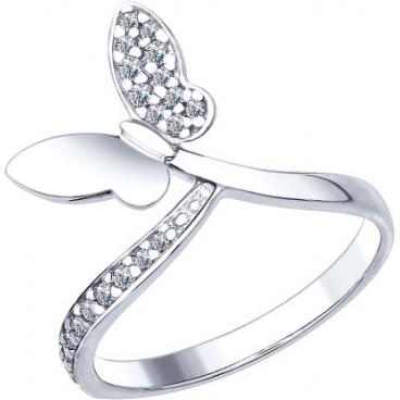 Серебряное кольцо SOKOLOV 94012416_s с фианитами 1 Серебряное кольцо SOKOLOV 94012416_s с фианитами 1