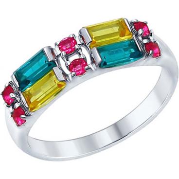 Серебряное кольцо SOKOLOV 94012576_s с кристаллами Swarovski 1 Серебряное кольцо SOKOLOV 94012576_s с кристаллами Swarovski 1