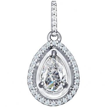 Серебряный кулон SOKOLOV 94031286_s с фианитами 1 Серебряный кулон SOKOLOV 94031286_s с фианитами 1