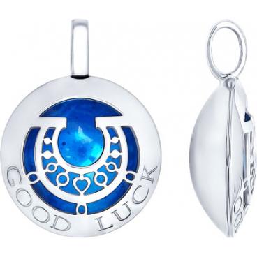 Серебряный кулон SOKOLOV 94031576_s c эмалью 1 Серебряный кулон SOKOLOV 94031576_s c эмалью 1