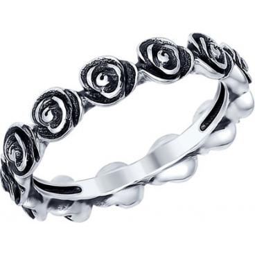 Серебряное наборное кольцо SOKOLOV 95010080_s 1 Серебряное наборное кольцо SOKOLOV 95010080_s 1