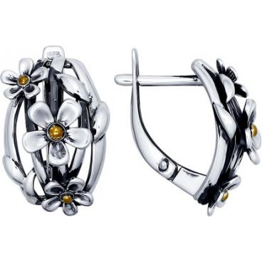 Серебряные серьги SOKOLOV 95020036_s 1 Серебряные серьги SOKOLOV 95020036_s 1