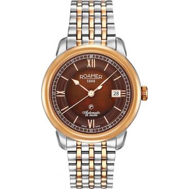 Мужские швейцарские механические наручные часы Roamer 957.660.49.63.90 1