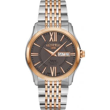 Мужские швейцарские механические наручные часы Roamer 960.637.49.03.90 1