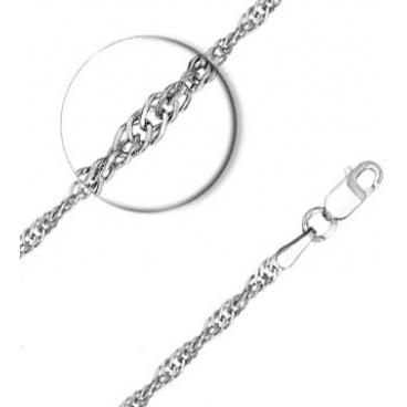 Серебряная цепочка на шею SOKOLOV 968090402_s с плетением сингапур 1 Серебряная цепочка на шею SOKOLOV 968090402_s с плетением сингапур 1