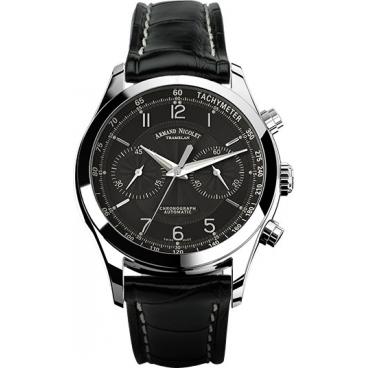 Мужские швейцарские механические наручные часы Armand Nicolet 9744A-NR-P974NR2 с хронографом 1