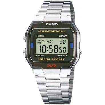 Мужские японские наручные часы Casio A-163WA-1 1