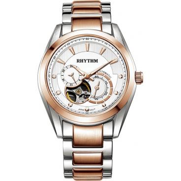 Мужские японские механические наручные часы Rhythm A1101S07 1