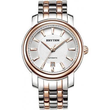 Мужские японские механические наручные часы Rhythm A1103S04 1