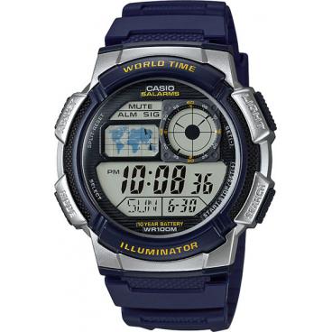 Мужские японские наручные часы Casio AE-1000W-2A с хронографом 1