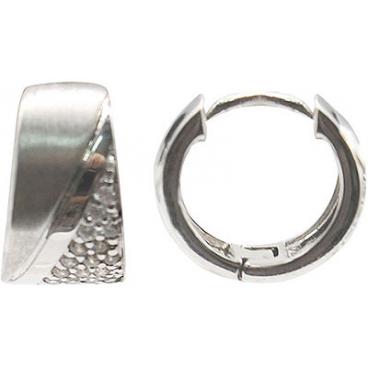 Серебряные серьги кольца Element47 by JV AE5789Z/R4 с цирконием 1 Серебряные серьги кольца Element47 by JV AE5789Z/R4 с цирконием 1