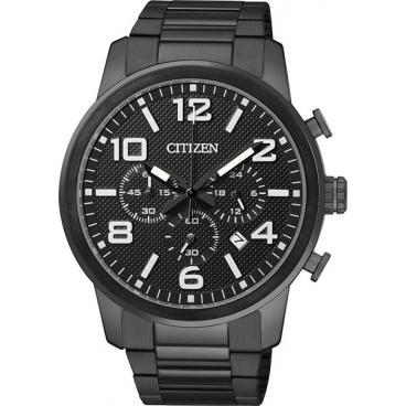 Мужские японские наручные часы Citizen AN8056-54E с хронографом 1