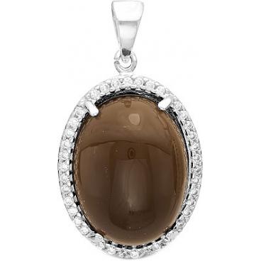 Серебряный кулон Серебро России AP-1311036-30427 c кварцем, фианитом 1 Серебряный кулон Серебро России AP-1311036-30427 c кварцем, фианитом 1