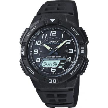 Мужские японские наручные часы Casio AQ-S800W-1B 1