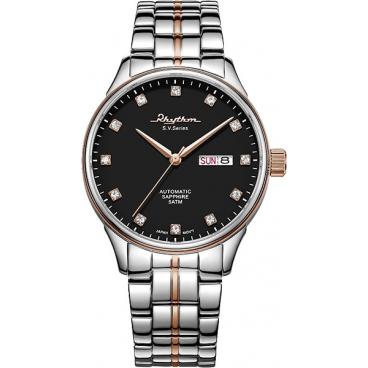 Японские механические наручные часы Rhythm AS1612S10 1