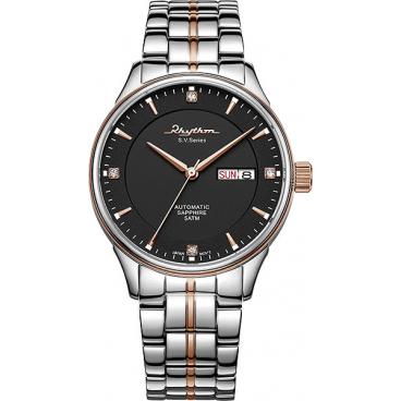 Японские механические наручные часы Rhythm AS1613S10 1