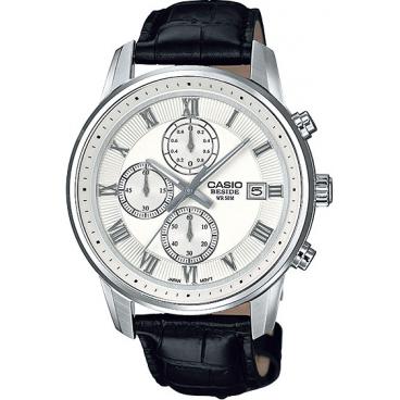 Мужские японские наручные часы Casio BEM-511L-7A с хронографом 1