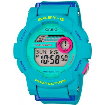 Женские японские наручные часы Casio BGD-180FB-2E с хронографом 1