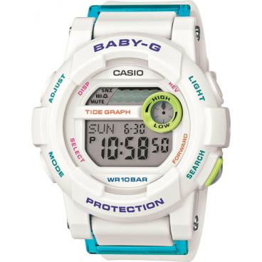 Женские японские наручные часы Casio BGD-180FB-7E с хронографом 1
