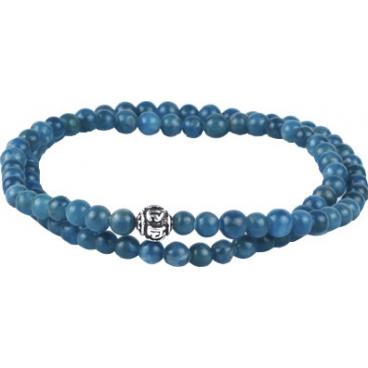 Мужской браслет из бусин Mr.Jones BMJS02 с апатитом 1 Мужской браслет из бусин Mr.Jones BMJS02 с апатитом 1