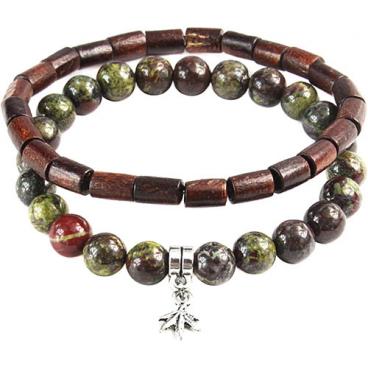 Браслет из бусин Mr.Jones BNS076 со змеевиком 1