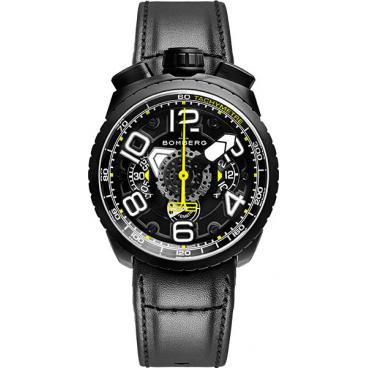 Мужские швейцарские механические наручные часы Bomberg BS47CHAPBA.041-6.3 с хронографом 1