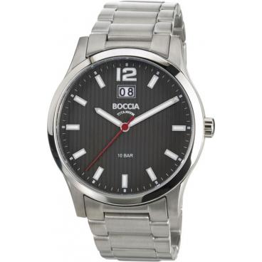 Мужские титановые наручные часы Boccia Titanium 3580-02 1 Мужские титановые наручные часы Boccia Titanium 3580-02 1