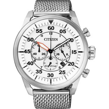 Мужские японские наручные часы Citizen CA4210-59A с хронографом 1