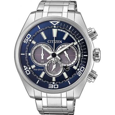 Мужские японские наручные часы Citizen CA4330-81L с хронографом 1