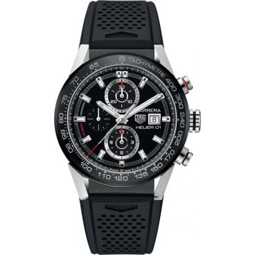 Мужские швейцарские механические наручные часы TAG Heuer CAR201Z.FT6046 с хронографом 1