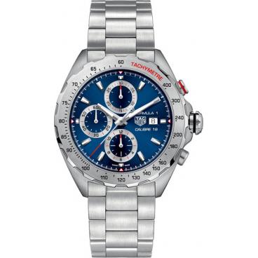Мужские швейцарские механические наручные часы TAG Heuer CAZ2015.BA0876 с хронографом 1