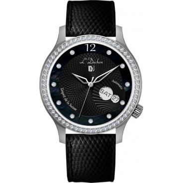 Женские швейцарские механические наручные часы L Duchen D713.11.31 1