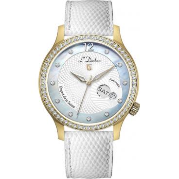 Женские швейцарские механические наручные часы L Duchen D713.26.33 1