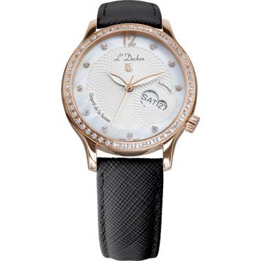 Женские швейцарские механические наручные часы L Duchen D713.41.33 1