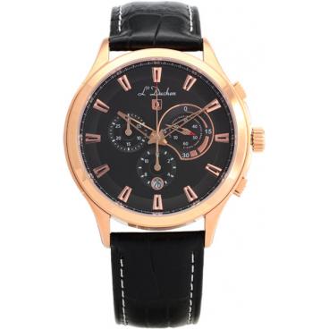 Мужские швейцарские наручные часы L Duchen D742.41.31 с хронографом 1