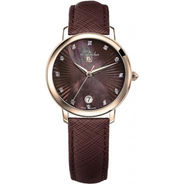 Женские швейцарские наручные часы L Duchen D801.22.38 1