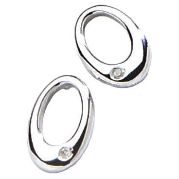 Серебряные серьги Hot Diamonds DE033 с бриллиантами 1 Серебряные серьги Hot Diamonds DE033 с бриллиантами 1