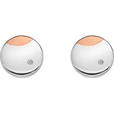 Серебряные серьги-пусеты (гвоздики) Hot Diamonds DE423 с бриллиантами 1 Серебряные серьги-пусеты (гвоздики) Hot Diamonds DE423 с бриллиантами 1