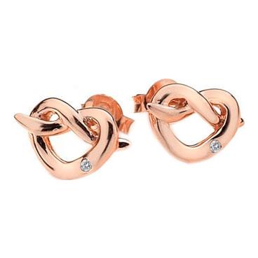 Серебряные серьги-пусеты Hot Diamonds DE451 c бриллиантом 1 Серебряные серьги-пусеты Hot Diamonds DE451 c бриллиантом 1