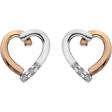 Серебряные серьги Hot Diamonds DE471 с бриллиантами, фианитами 1 Серебряные серьги Hot Diamonds DE471 с бриллиантами, фианитами 1