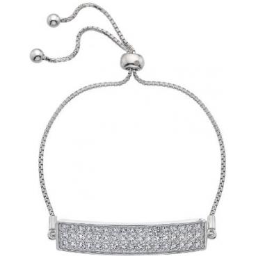 Серебряный браслет цепь Hot Diamonds DL511 с бриллиантом, фианитами 1 Серебряный браслет цепь Hot Diamonds DL511 с бриллиантом, фианитами 1