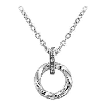 Серебряный кулон Hot Diamonds DP628 c бриллиантом, фианитом 1 Серебряный кулон Hot Diamonds DP628 c бриллиантом, фианитом 1