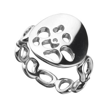 Серебряное кольцо Hot Diamonds DR089 с бриллиантом 1 Серебряное кольцо Hot Diamonds DR089 с бриллиантом 1